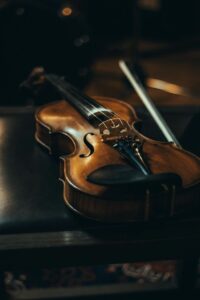 Brown Violin and a Fiddlestick